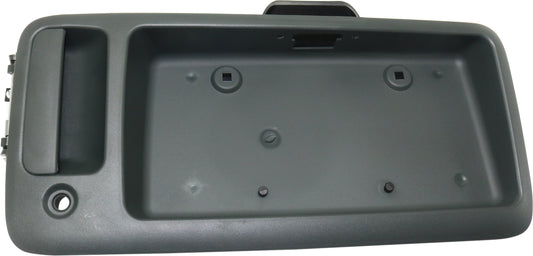 EXPRESS/SAVANA VAN 96-02 REAR EXTERIOR DOOR HANDLE, Back Door, Textured, w/ License Bracket