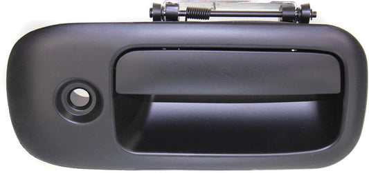 EXPRESS/SAVANA VAN 03-09 REAR EXTERIOR DOOR HANDLE RH, Side Hinged Door, Smooth Black