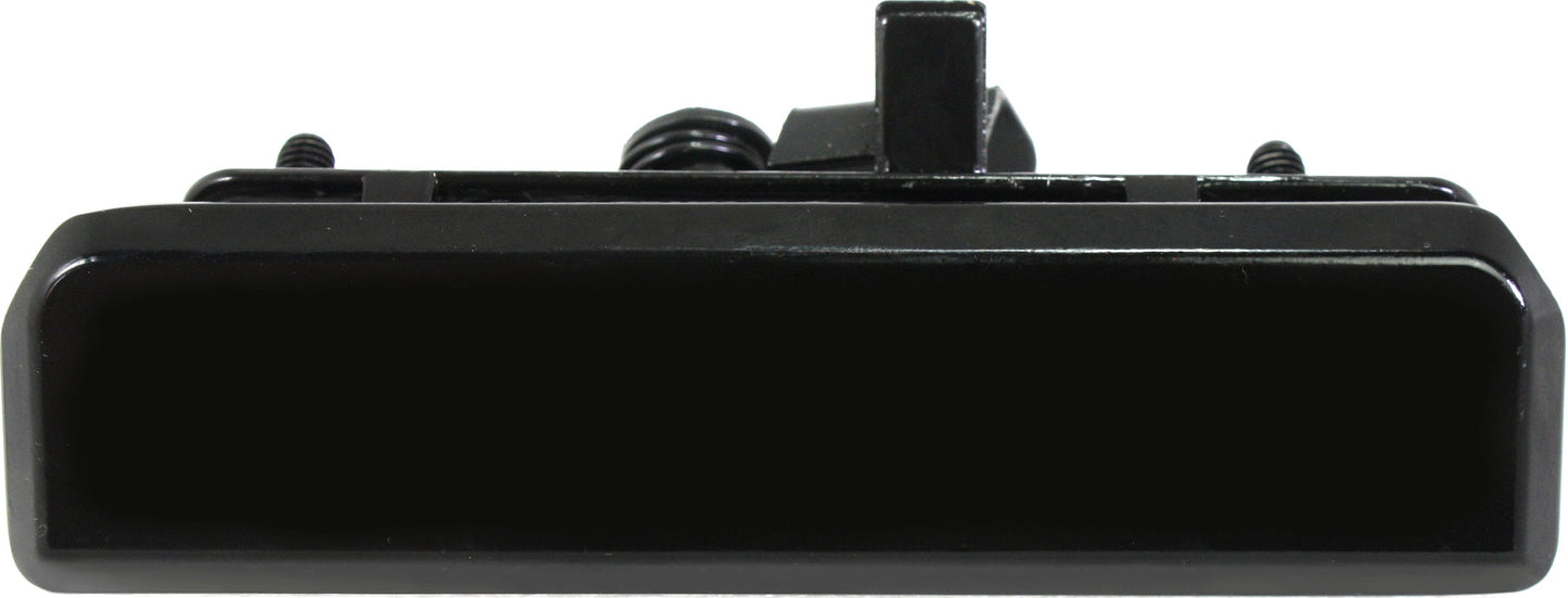ASTRO/SAFARI 92-05 REAR EXTERIOR DOOR HANDLE, Back Door, Plastic Rod Retainer, Smooth Black, Split Type Door