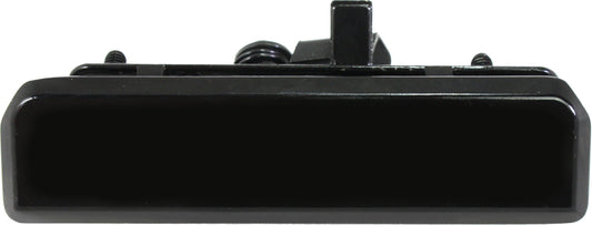 ASTRO/SAFARI 92-05 REAR EXTERIOR DOOR HANDLE, Back Door, Plastic Rod Retainer, Smooth Black, Split Type Door