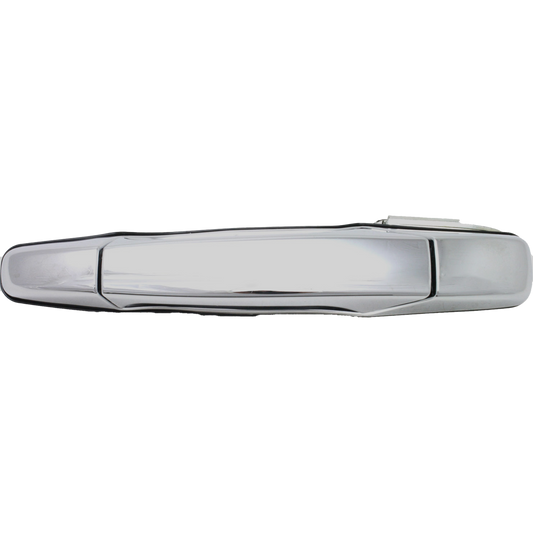 SILVERADO 1500 07-13/2500 HD/3500 HD 07-14 REAR EXTERIOR DOOR HANDLE LH, Chrome, w/o Key Hole, Excludes 2007 Classic