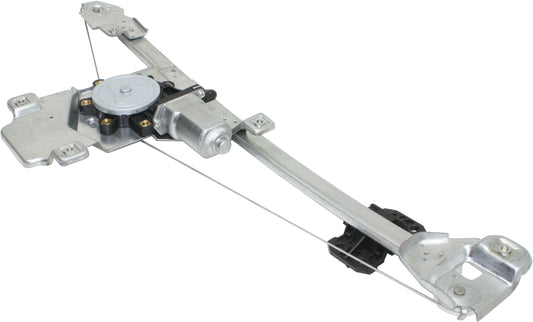 CANYON/COLORADO 04-12 REAR WINDOW REGULATOR RH, Power, w/ Motor, Crew Cab