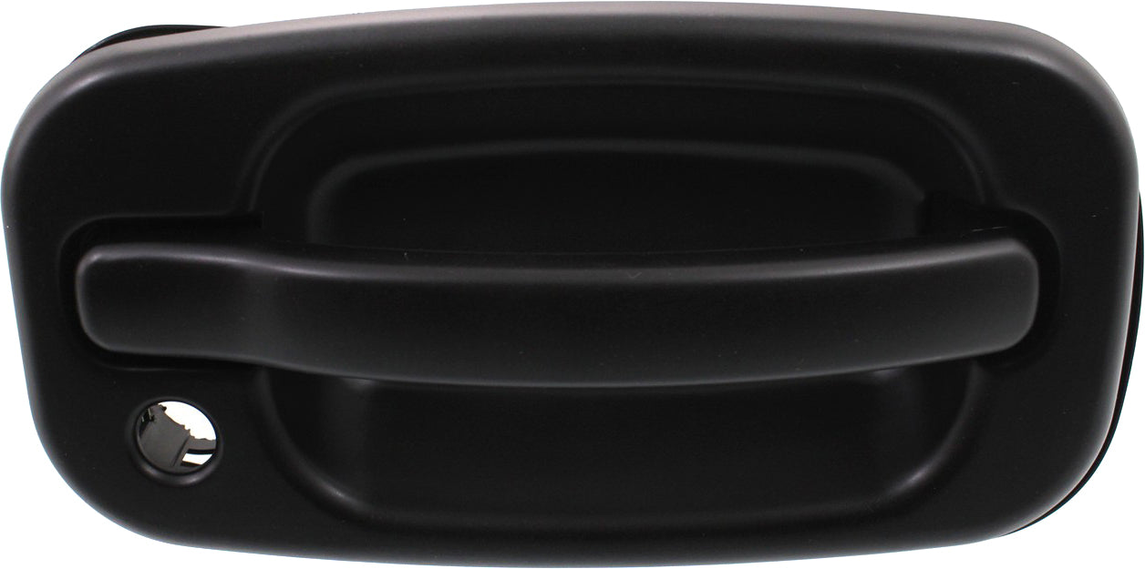 TAHOE/YUKON 00-06 REAR EXTERIOR DOOR HANDLE, Back Door, Smooth Black, Split Type Door