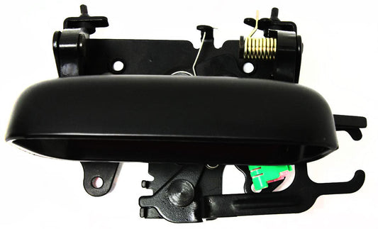 AVALANCHE 02-06 TAILGATE HANDLE, Smooth Black, Outer, Plastic, w/o Keyhole