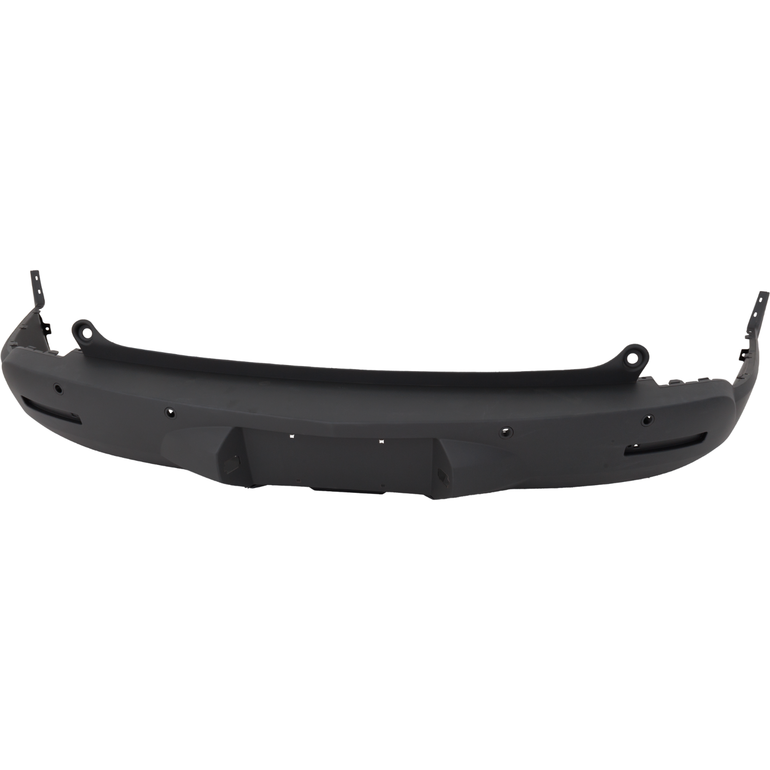 TRAVERSE 09-12 REAR BUMPER COVER, Textured, w/ ROS Holes and Single Exh Hole