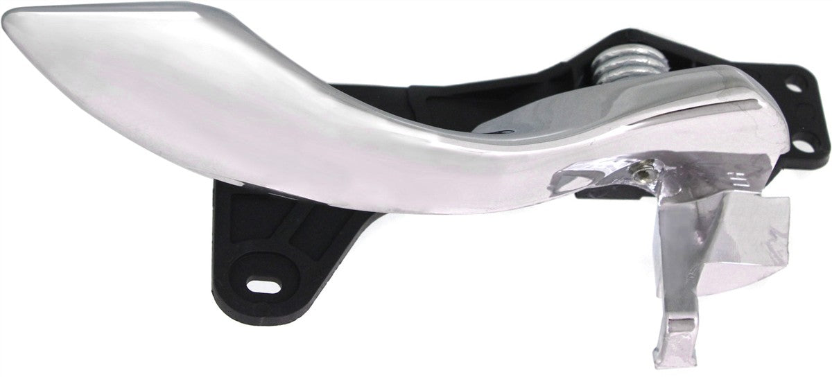 DEVILLE 00-05 FRONT INTERIOR DOOR HANDLE RH, Chrome Lever + Black Base (=REAR)