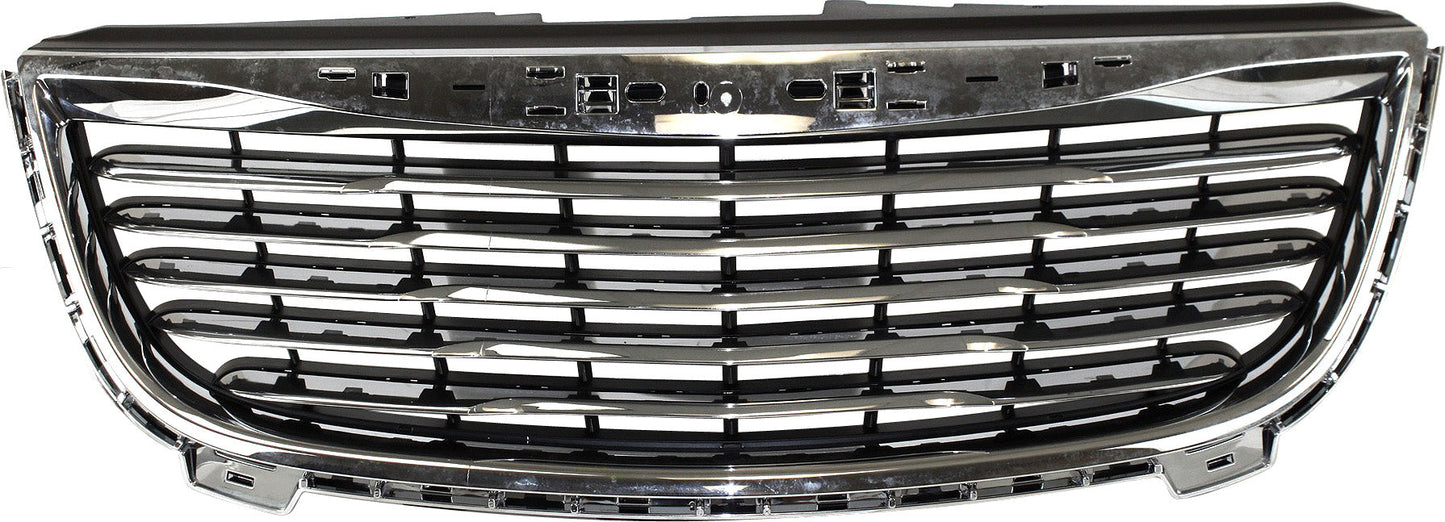TOWN AND COUNTRY 11-16 GRILLE, Plastic, Chrome Shell/Textured Black Insert