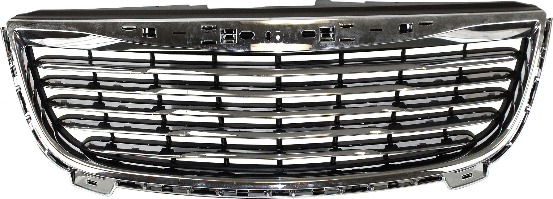 TOWN AND COUNTRY 11-16 GRILLE, Plastic, Chrome Shell/Textured Black Insert