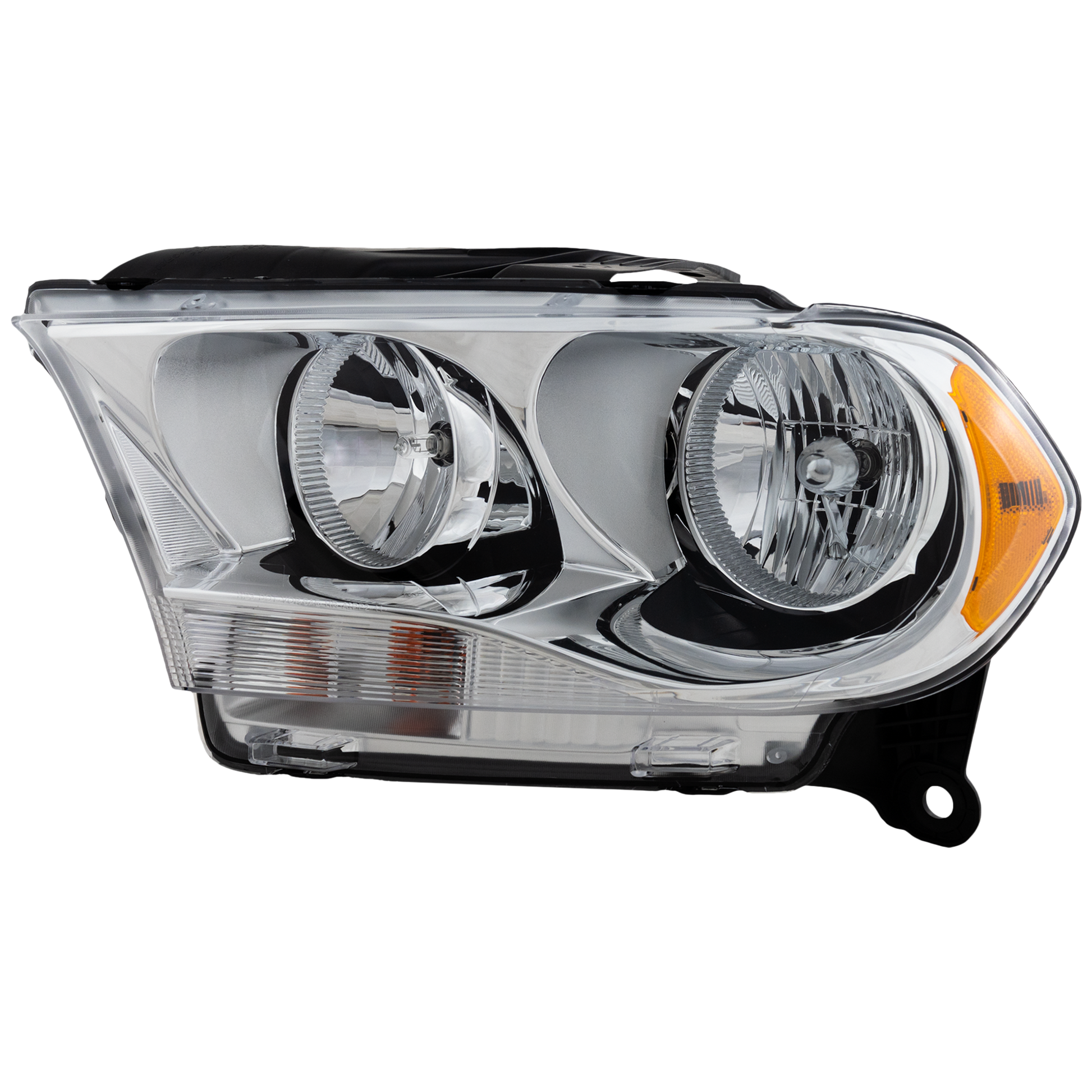 DURANGO 11-13 HEAD LAMP LH, Assembly, Halogen, Chrome Interior