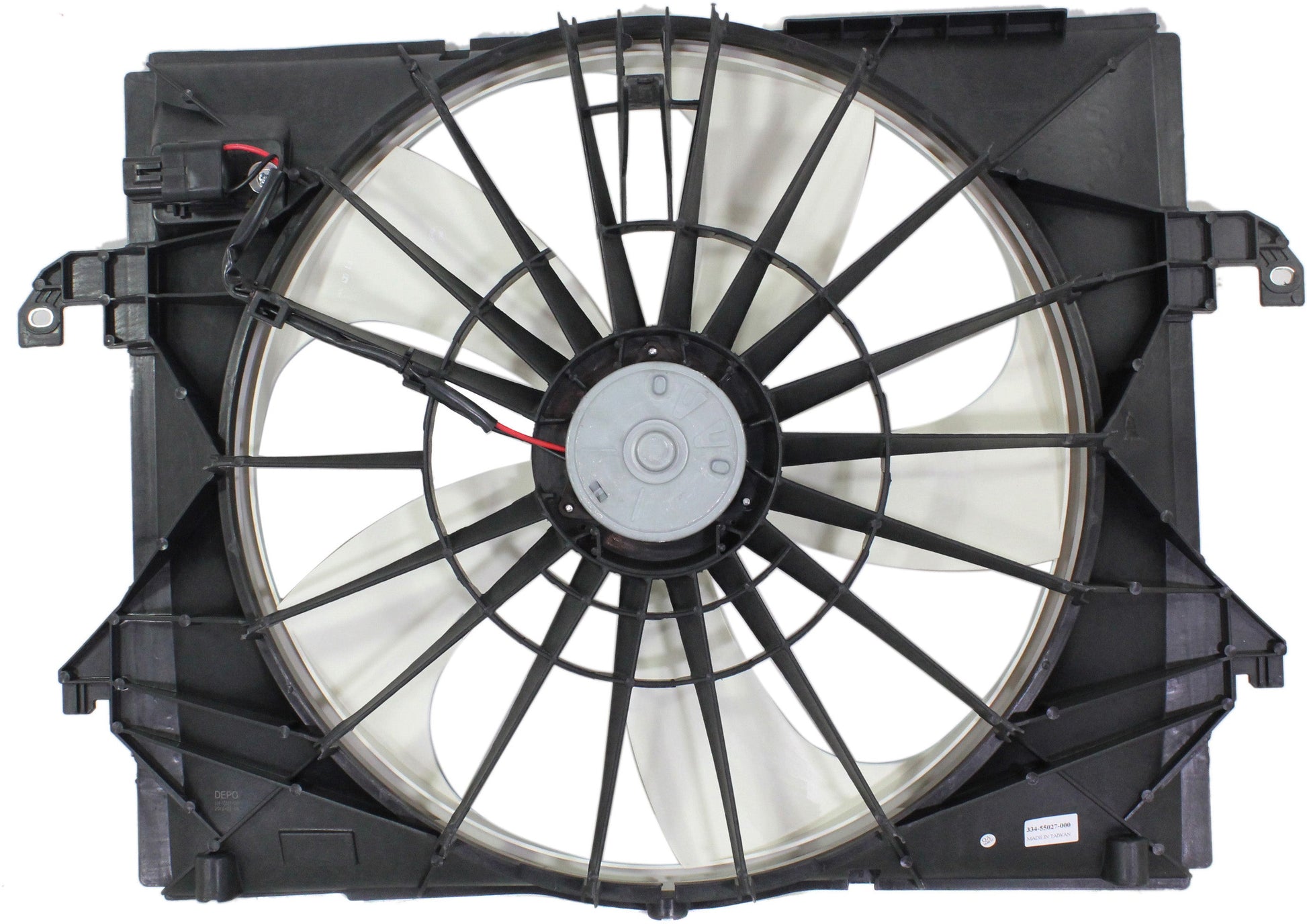 RAM 1500 09-12 RADIATOR FAN SHROUD ASSEMBLY, 3.7L, Includes resistor