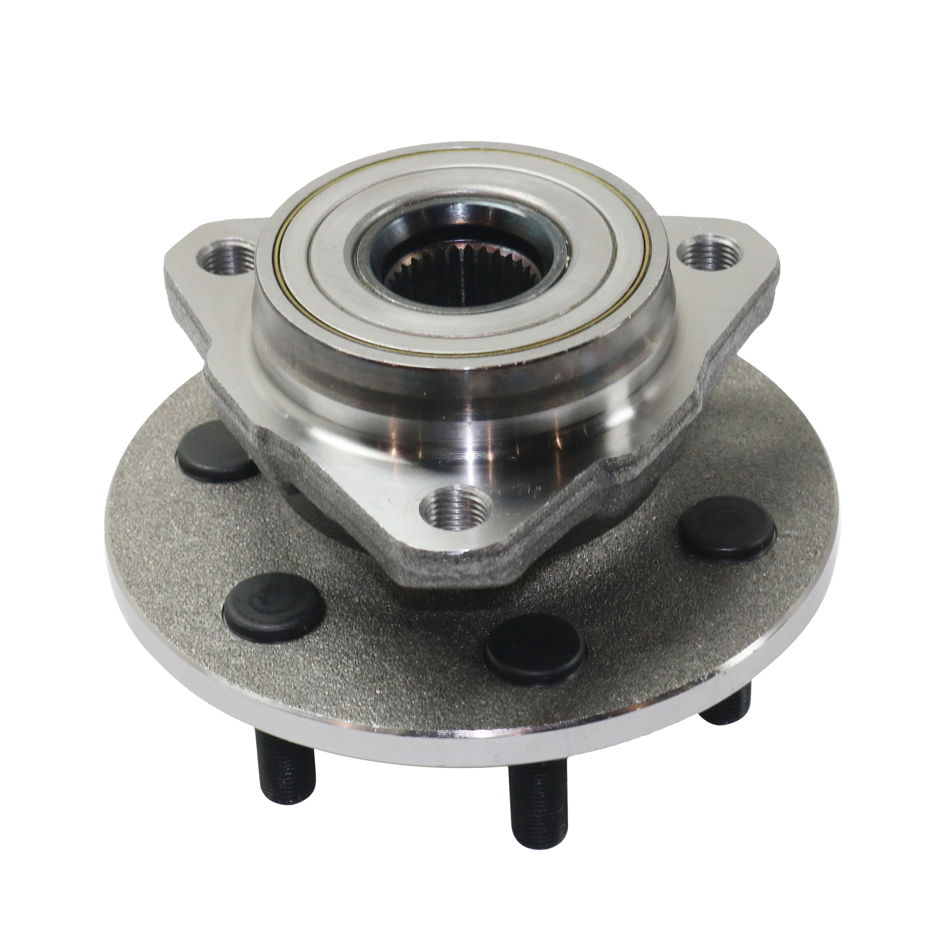 DAKOTA 97-03 FRONT HUB ASSEMBLY RH=LH, 6 Studs, 6 x 114.3 mm Bolt Pattern, 3-Bolt Modified Triangular