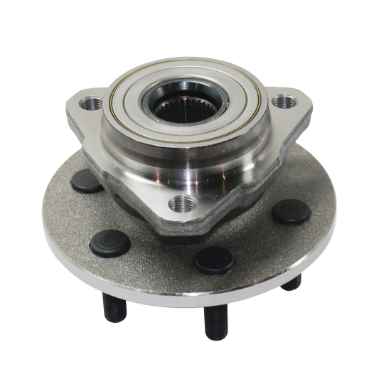 DAKOTA 97-03 FRONT HUB ASSEMBLY RH=LH, 6 Studs, 6 x 114.3 mm Bolt Pattern, 3-Bolt Modified Triangular