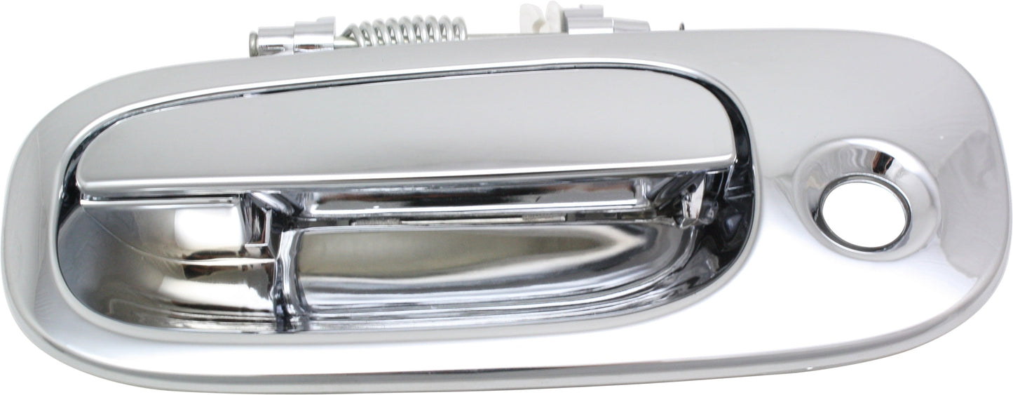 CHARGER 06-10 FRONT EXTERIOR DOOR HANDLE LH, All Chrome, w/ Keyhole