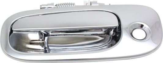 CHARGER 06-10 FRONT EXTERIOR DOOR HANDLE LH, All Chrome, w/ Keyhole