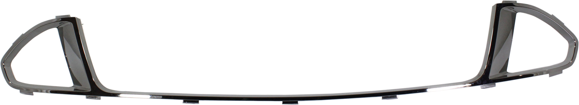 FUSION 11-12 FRONT BUMPER GRILLE MOLDING, Chrome/Black, Sport Model