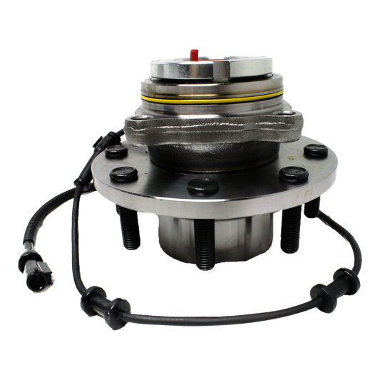 F SERIES SUPER DUTY PICKUP 99-04 FRONT HUB ASSEMBLY RH=LH, 8 Studs, 8 x 6.69 in. Bolt Pattern, 55-spline, Tapered Bearing Type