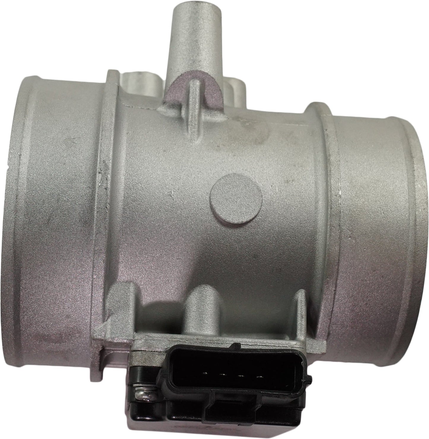 THUNDERBIRD 96-97 MASS AIR FLOW SENSOR, Aluminum, New, w/ 4-prong blade male connector