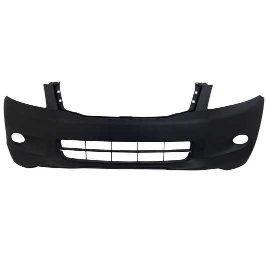 ACCORD 08-10 FRONT BUMPER COVER, Primed, w/ Fog Light Holes, 6 Cyl, Sedan