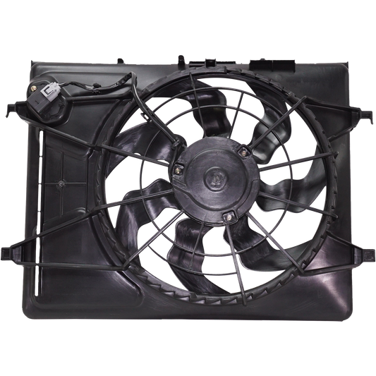 ELANTRA 07-10 RADIATOR FAN ASSEMBLY, Auto Trans, (Hatchback/Sedan/Wagon, 09-12), Includes resistor