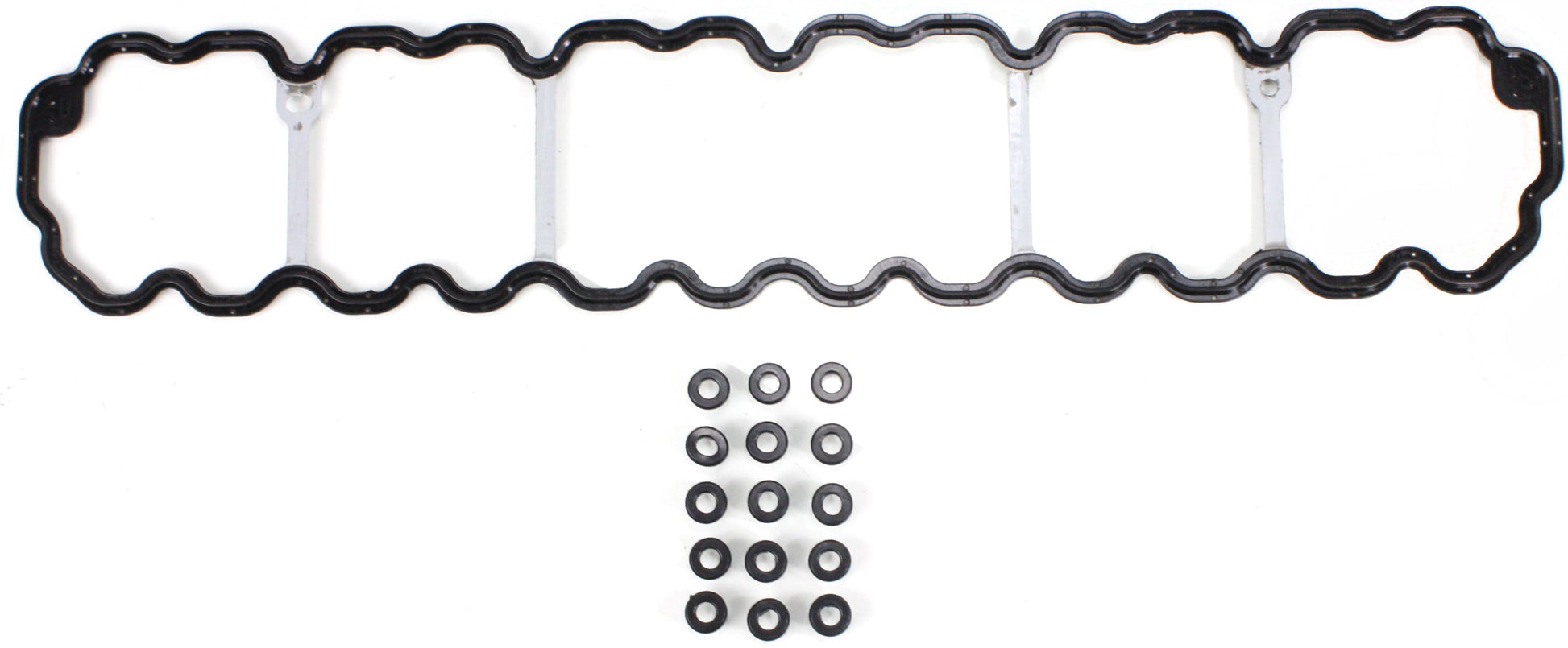 GRAND CHEROKEE 96-04 / WRANGLER 97-06 VALVE COVER GASKET, Rubber, Black, Inc. grommets