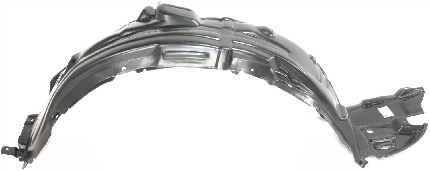 GS350/GS450H/GS460 08-11 FRONT FENDER LINER RH, Inner, Plastic, Vacuum Form