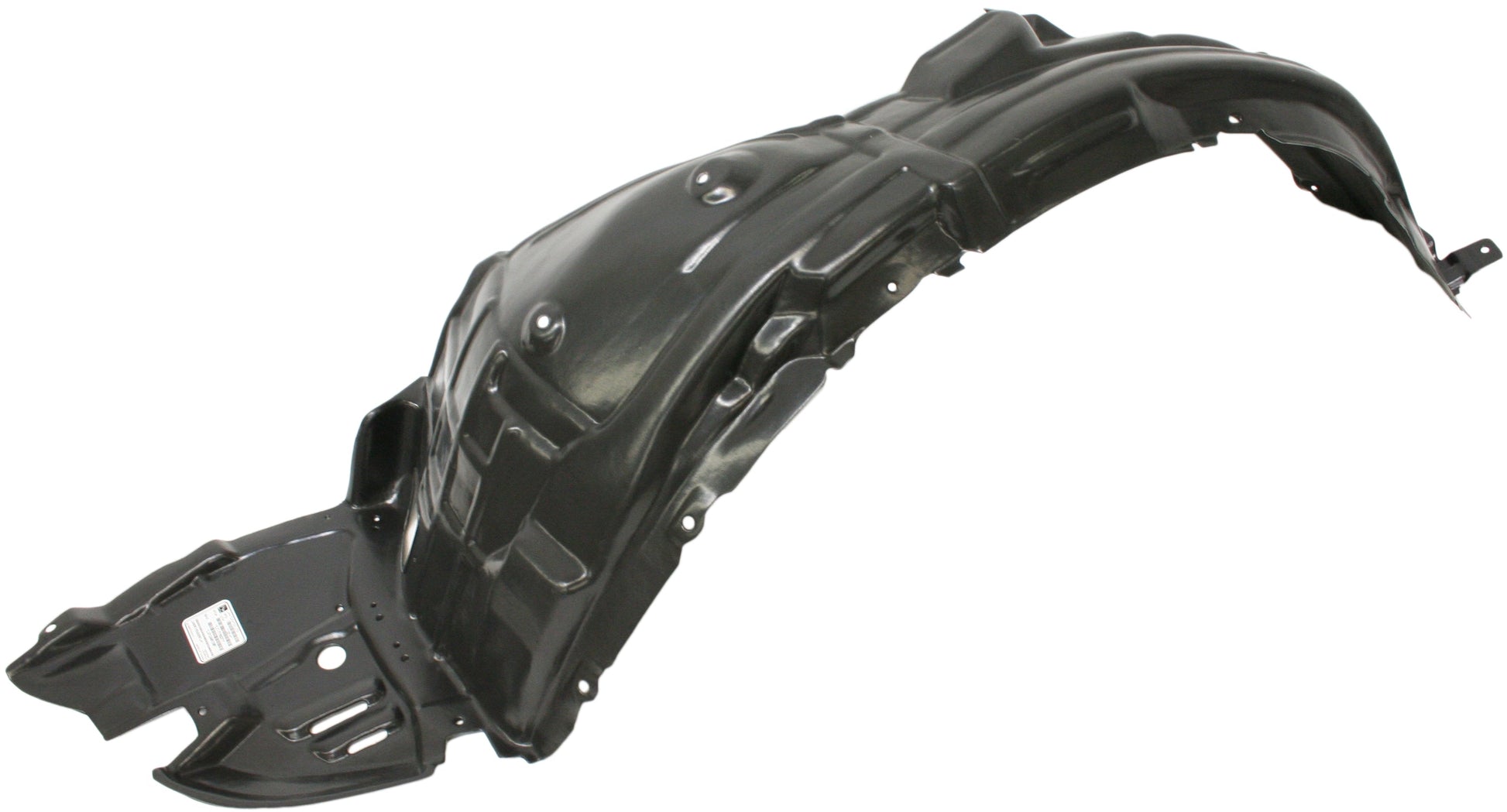 GS350/GS450H/GS460 08-11 FRONT FENDER LINER LH, Inner, Plastic, Vacuum Form