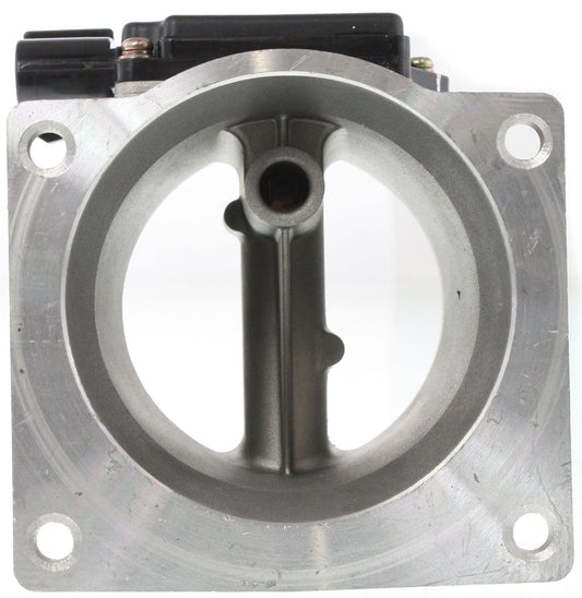 TOWN CAR 91-94 / MUSTANG 94-95 MASS AIR FLOW SENSOR, Aluminum, New, w/ 4-prong blade male connector