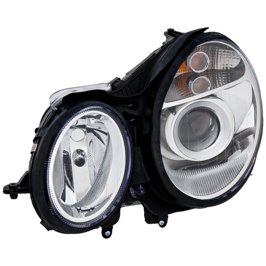 E-CLASS 03-06 HEAD LAMP LH, Assembly, Halogen, Sedan/Wagon