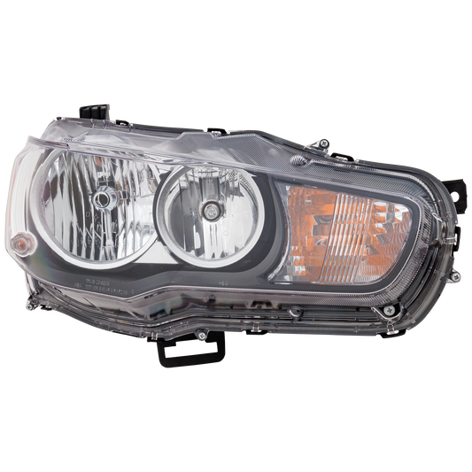 LANCER 08-09 HEAD LAMP RH, Assembly, Halogen, To 11-08