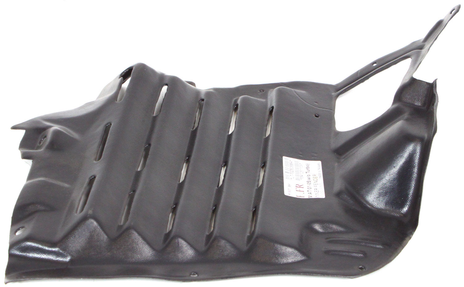 MIATA 01-05 FRONT FENDER LINER RH, Front Section