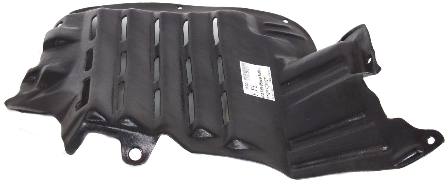 MIATA 01-05 FRONT FENDER LINER LH, Front Section