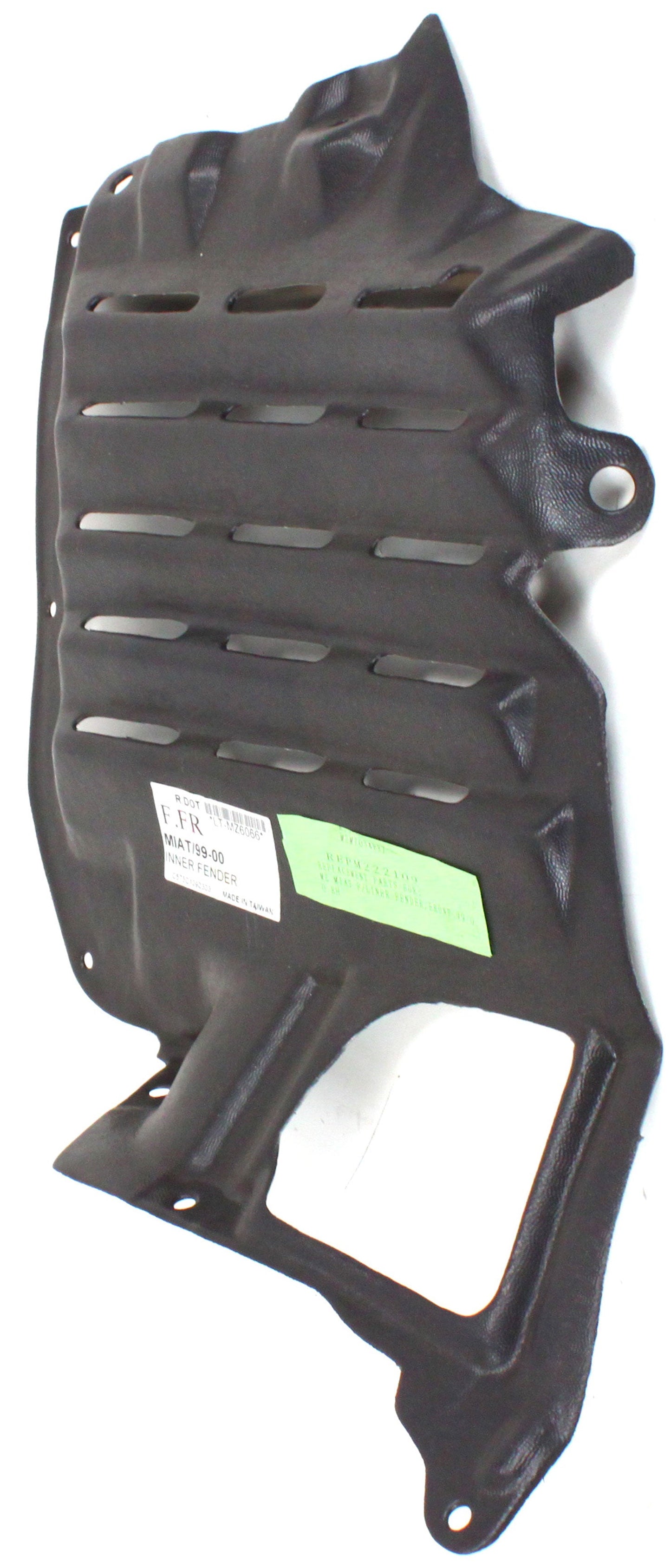 MIATA 99-00 FRONT FENDER LINER RH, Front Section