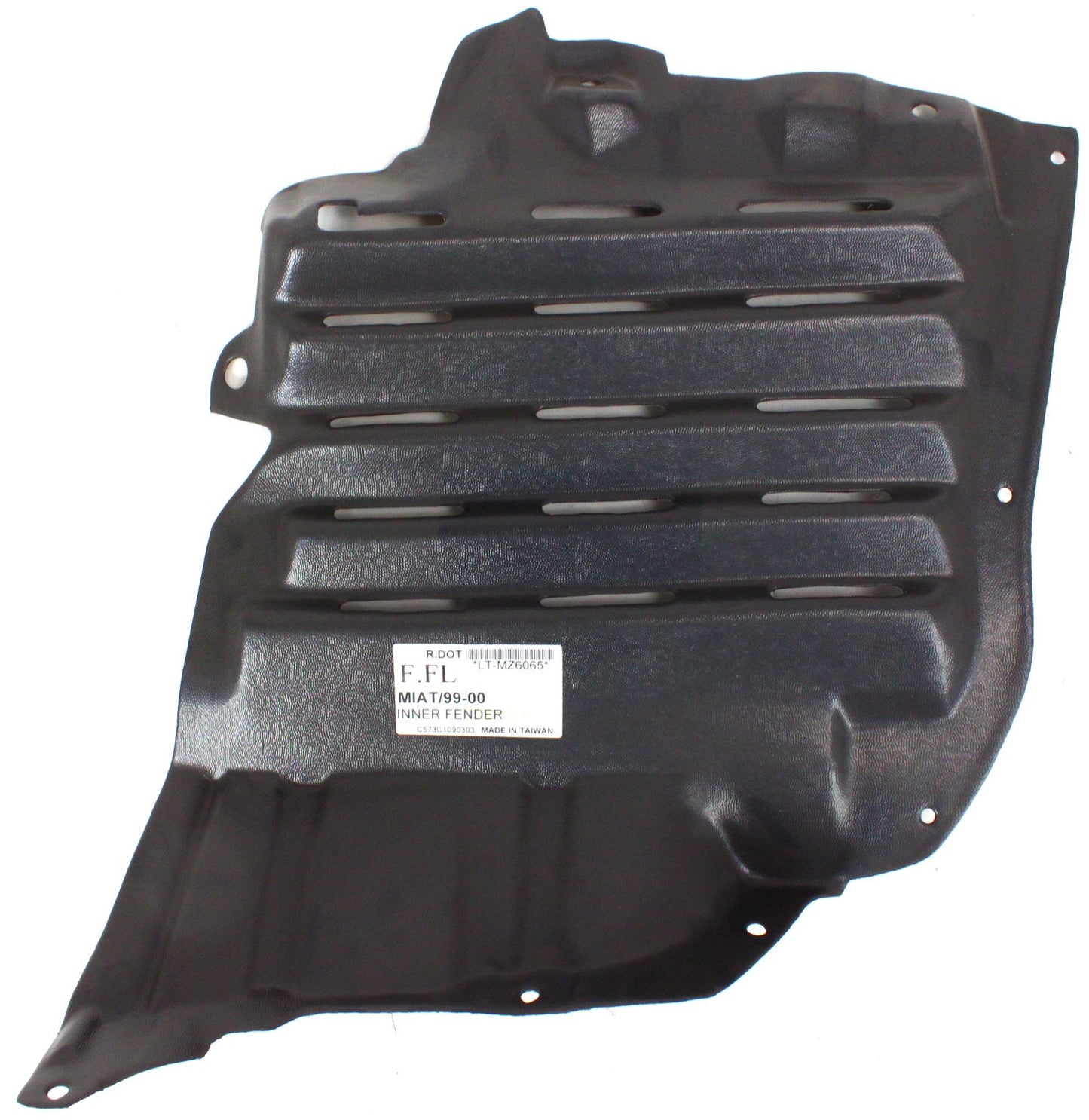 MIATA 99-00 FRONT FENDER LINER LH, Front Section