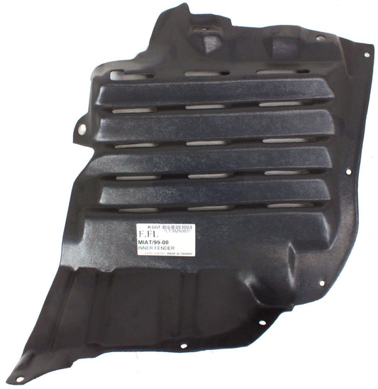 MIATA 99-00 FRONT FENDER LINER LH, Front Section