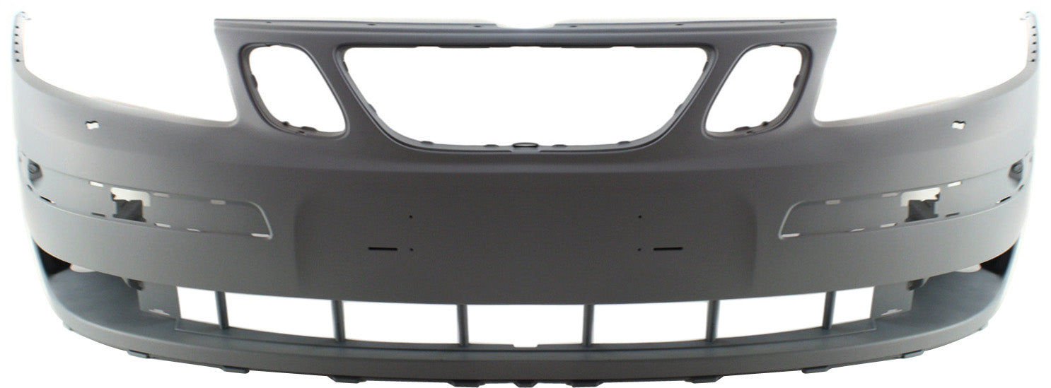 SAAB 9-3 04-07 FRONT BUMPER COVER, Primed, w/ Headlight Washer Holes