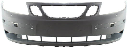 SAAB 9-3 04-07 FRONT BUMPER COVER, Primed, w/ Headlight Washer Holes