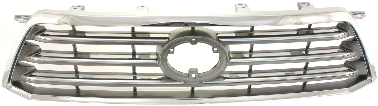 HIGHLANDER 08-10 GRILLE, Silver Shell/Black Insert, Sport Model
