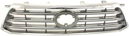 HIGHLANDER 08-10 GRILLE, Silver Shell/Black Insert, Sport Model