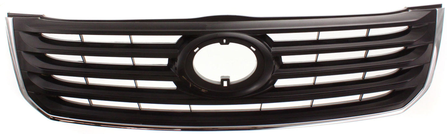AVALON 08-10 GRILLE, Textured Black Shell and Insert, w/ Chrome Molding, w/o Sport Pkg, XL Model