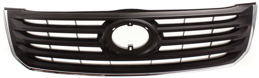 AVALON 08-10 GRILLE, Textured Black Shell and Insert, w/ Chrome Molding, w/o Sport Pkg, XL Model