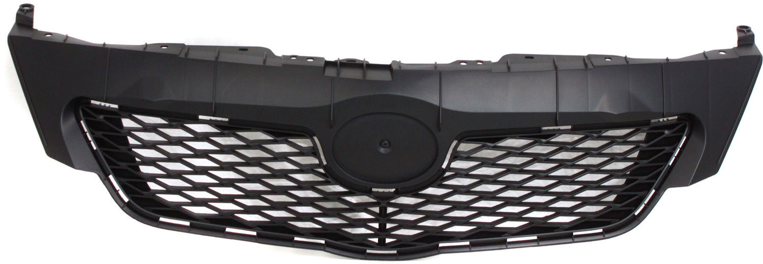 COROLLA 09-10 GRILLE, Textured Black Shell and Insert, North America Built Vehicle - CAPA