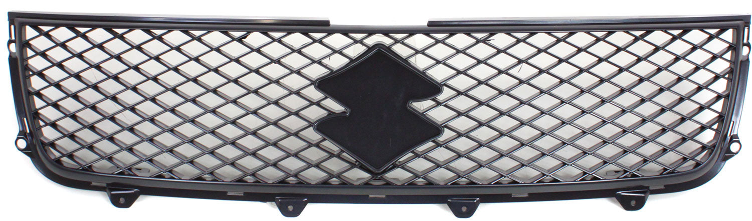 GRAND VITARA 06-10 GRILLE, Plastic, Painted Silver Shell and Insert Black