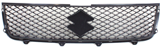 GRAND VITARA 06-10 GRILLE, Plastic, Painted Silver Shell and Insert Black