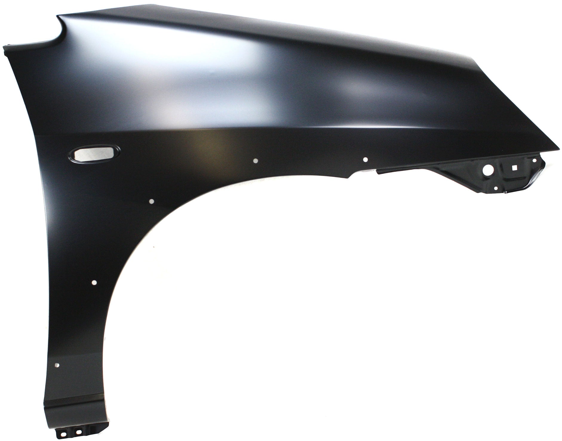 AERIO 02-07 FRONT FENDER RH, Primed, USA Built Vehicle, w/ Side Molding Holes