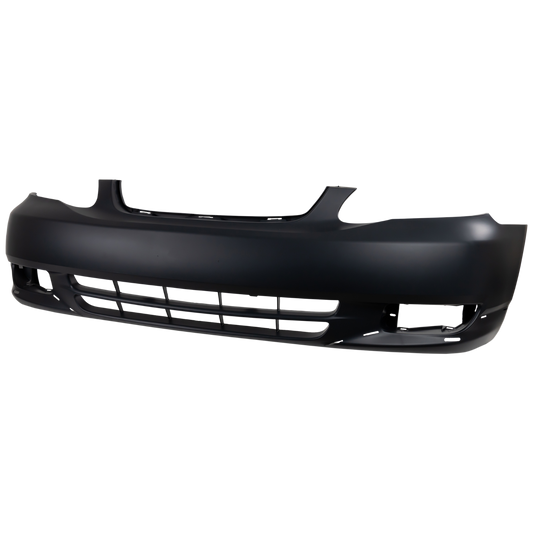 COROLLA 03-04 FRONT BUMPER COVER, Primed, S Model, w/ Signal Light Holes