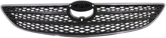 CAMRY 02-04 GRILLE, Chrome Shell/Painted Silver Insert, SE Model, w/o Action Pkg