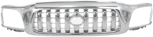 TACOMA 01-04 GRILLE, Mesh Insert, Chrome Shell and Insert, w/o S-Runner Model