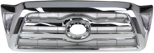 TACOMA 05-08 GRILLE, Mesh Insert, Chrome Shell and Insert, 2WD/4WD