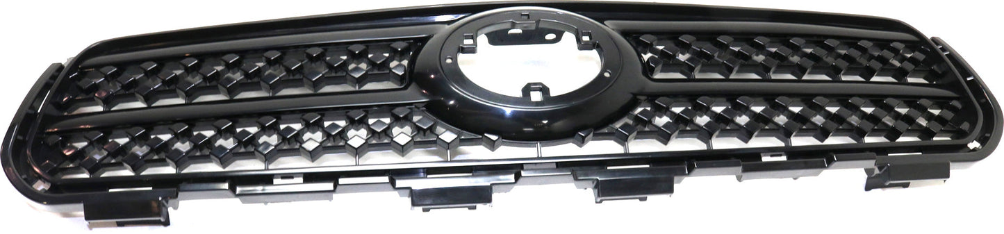 RAV4 06-08 GRILLE, Black Shell and Insert, 2.4L Eng, Base/Sport Models