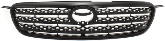 COROLLA 05-06 GRILLE, Painted Black Shell and Insert, XRS Model